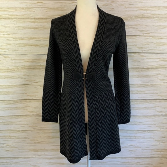 Soft Surroundings Chevron Cardigan - Picture 1 of 6